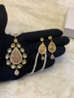 Uncut Kundan Real Stone Mala Set