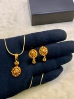 Gold Plated Locket Set - Image 4