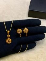 Gold Plated Locket Set