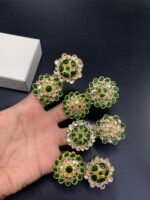 Gold Plated Kundan Rings