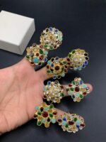Gold Plated Kundan Rings - Image 3