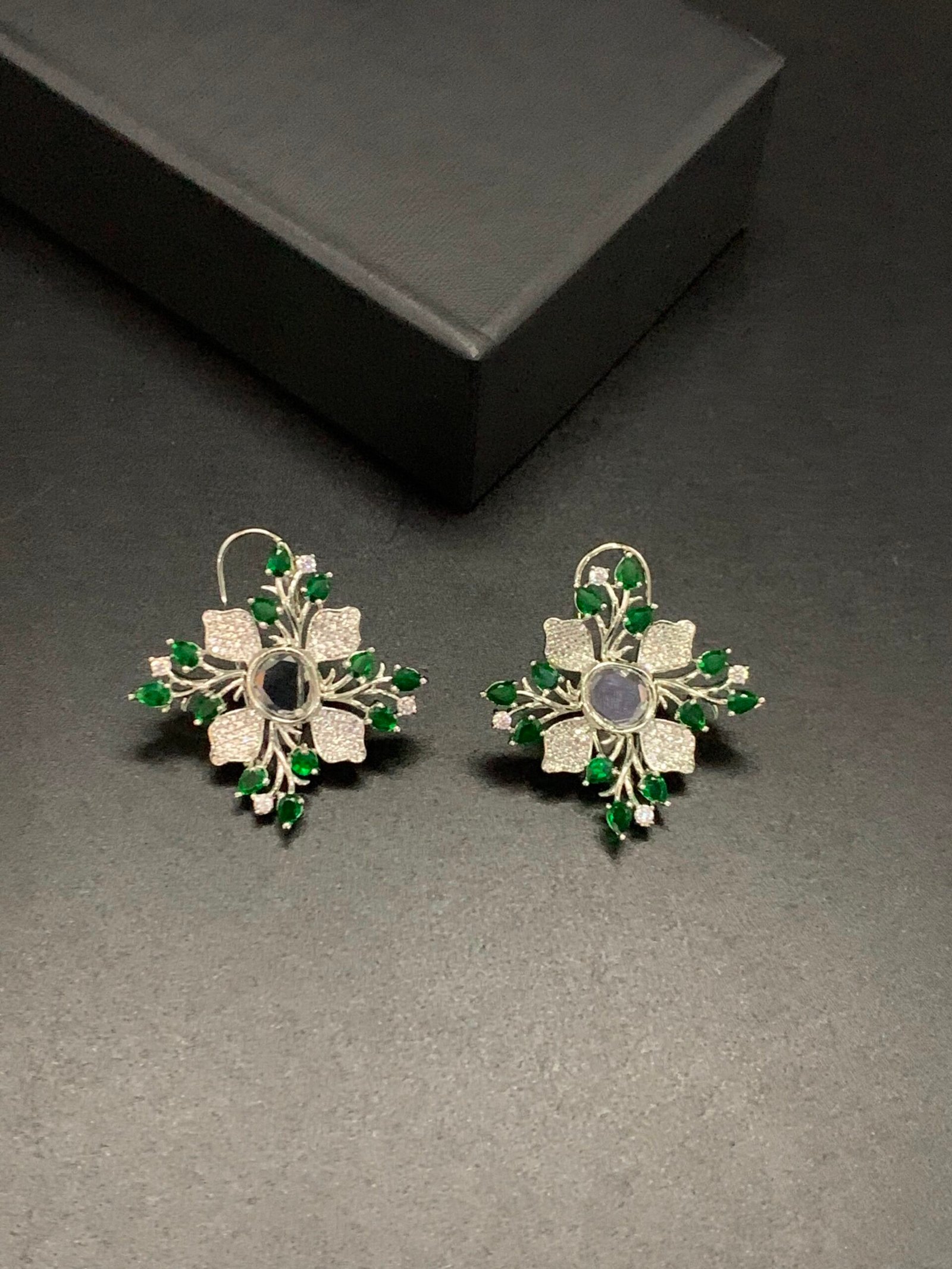 American Diamond Real Stone Earrings