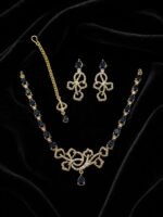 American Diamond Real Stones Jewelry Set