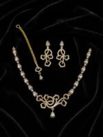 American Diamond Real Stones Jewelry Set - Image 2