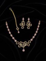 American Diamond Real Stones Jewelry Set - Image 5
