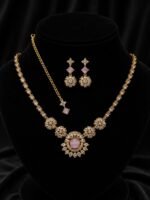 American Diamond Set with Real Stones