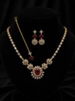 American Diamond Set with Real Stones - Image 2
