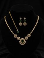 American Diamond Set with Real Stones - Image 5