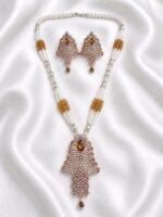 American Diamond Real Stones Mala Set - Image 2