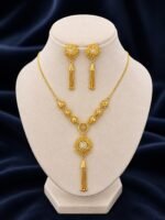 Gold Plated Fine Quality Jewelry Set - Image 4