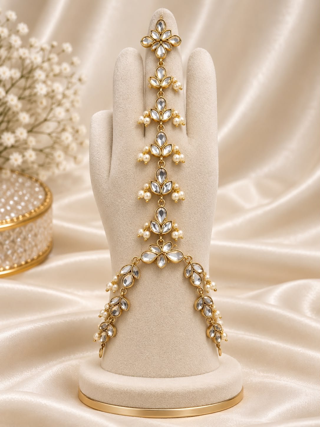 Gold Plated Kundan Angla Fine Quality