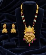 Rajwari Mala Set – Real Stones Designer Collection