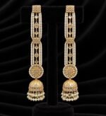 Gold Plated Furshi Kundan Earrings – Real Stones