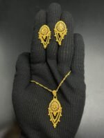 Best Selling Gold Plated Locket Chain Set